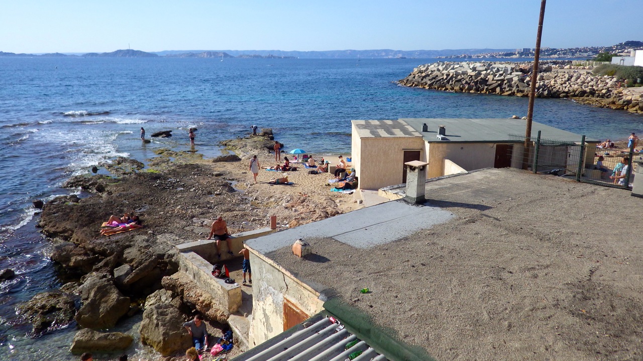 Plage Le Bain des Dames à Marseille